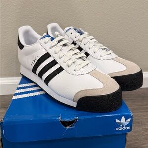 Adidas Samoa White Black Shoes Men’s Size 12